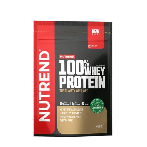 Nutrend 100% srvátkový proteín - 100% Whey Protein (400 g, Jahoda)
