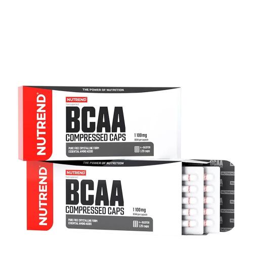 Nutrend Komprimované kapsle BCAA - BCAA Compressed Caps (120 Kapsula)