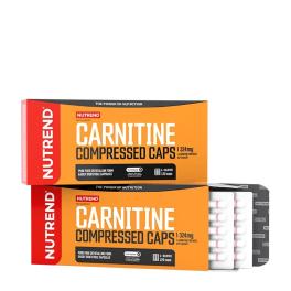   Nutrend Karnitín stlačené kapsle - Carnitine Compressed Caps (120 Kapsula)
