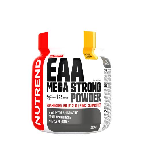 Nutrend Prášok EAA Mega Strong - EAA Mega Strong Powder (300 g, Pomaranč a jablko)