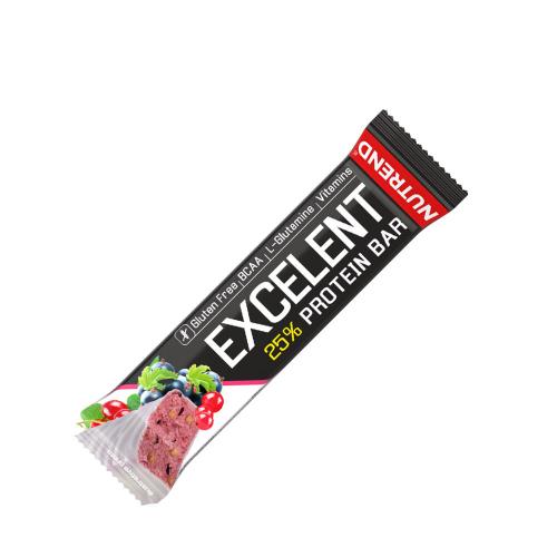 Nutrend Excelentná proteínová tyčinka - Excelent Protein Bar (1 tyčinka, Čierne ríbezle brusnice)