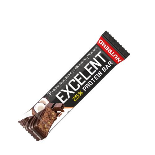 Nutrend Excelentná proteínová tyčinka - Excelent Protein Bar (1 tyčinka, Kokosová čokoláda)