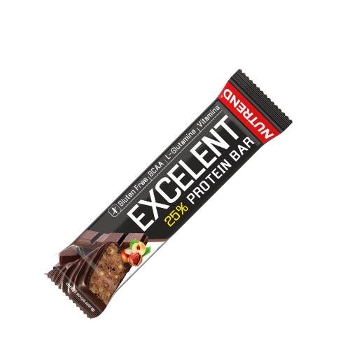 Nutrend Excelentná proteínová tyčinka - Excelent Protein Bar (1 tyčinka, Orechová čokoláda)