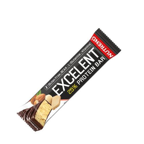 Nutrend Excelentná proteínová tyčinka - Excelent Protein Bar (1 tyčinka, Marcipán a mandle)