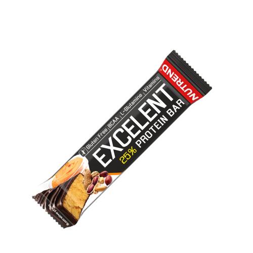 Nutrend Excelentná proteínová tyčinka - Excelent Protein Bar (1 tyčinka, Arašidové maslo)