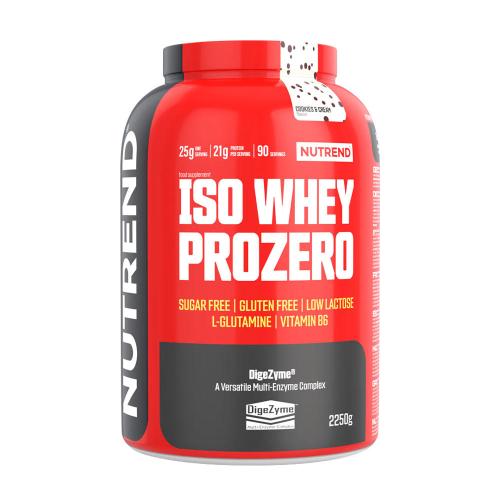 Nutrend Iso Whey Prozero - Iso Whey Prozero (2250 g, Čokoládové sušienky a krém)