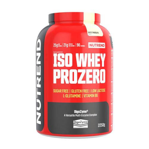 Nutrend Iso Whey Prozero - Iso Whey Prozero (2250 g, Biela čokoláda)