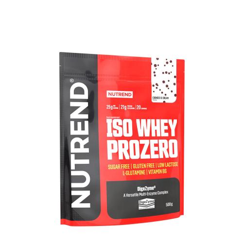 Nutrend Iso Whey Prozero - Iso Whey Prozero (500 g, Čokoládové sušienky a krém)