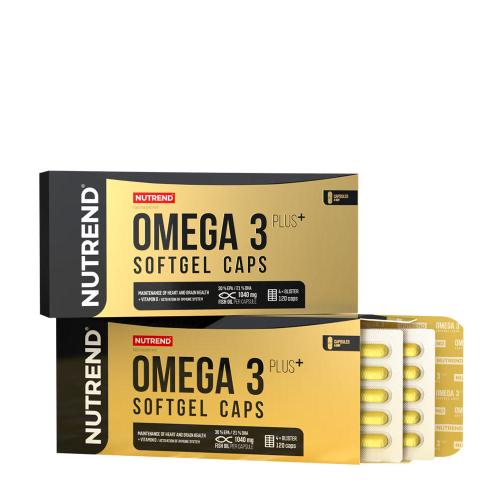 Nutrend Omega 3 Plus Softgel Caps - Omega 3 Plus Softgel Caps (120 Kapsula)