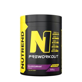   Nutrend N1 Preworkout - N1 Preworkout (510 g, Čierne ríbezle)