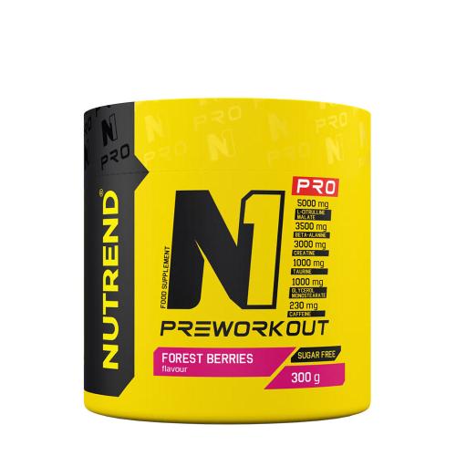 Nutrend N1 Pro Preworkout - N1 Pro Preworkout (300 g, Lesné ovocie)