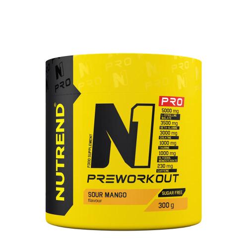 Nutrend N1 Pro Preworkout - N1 Pro Preworkout (300 g, Kyselé mango)