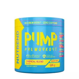   Nutrend Čerpadlo pred tréningom - Pump Preworkout (225 g, Tropical Blend)