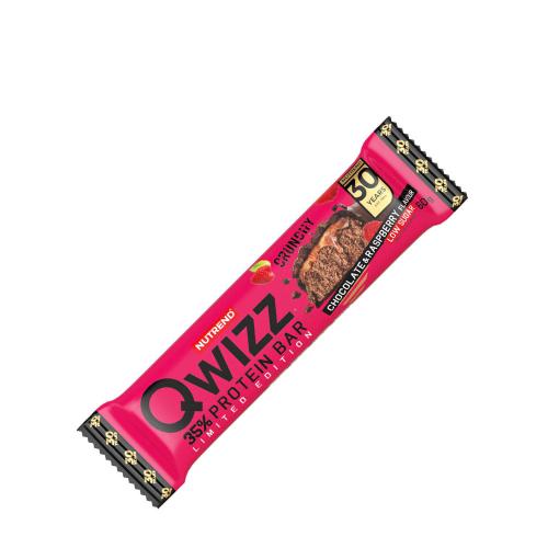 Nutrend Proteínová tyčinka Qwizz - Qwizz Protein Bar (1 tyčinka, Čokoláda a malina)