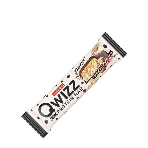 Nutrend Proteínová tyčinka Qwizz - Qwizz Protein Bar (1 tyčinka, Čokoládové sušienky a krém)