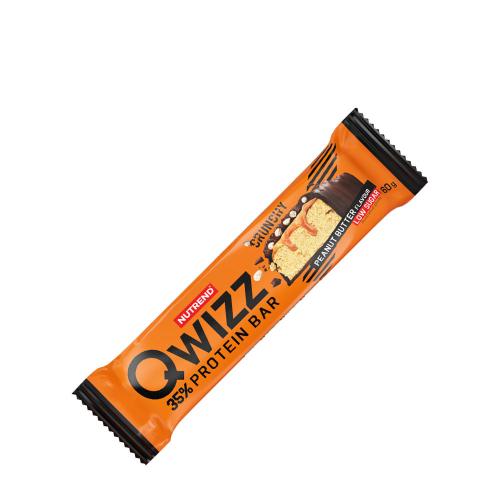 Nutrend Proteínová tyčinka Qwizz - Qwizz Protein Bar (1 tyčinka, Arašidové maslo)