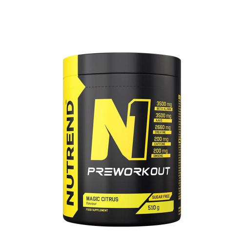 Nutrend N1 Preworkout - N1 Preworkout (510 g, Citrusové plody)