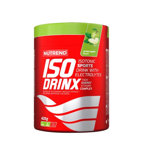 Nutrend IsoDrinx - Izotonický športový nápoj  (420 g, Zelené jablko)