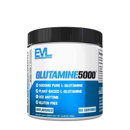 Evlution Nutrition Glutamin 5000  (300 g, Bez príchute)