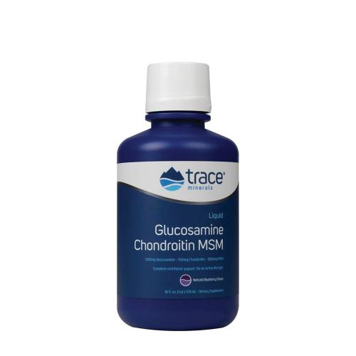 Trace Minerals Tekutý glukozamín/chondroitín/MSM  (473 ml, Čučoriedka)