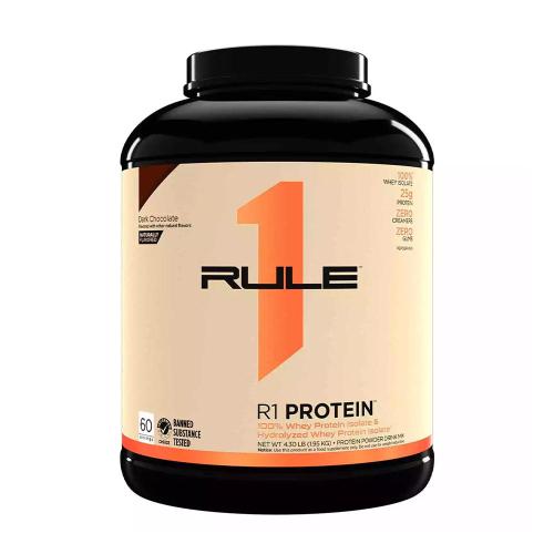 Rule1 Proteín s prírodnou príchuťou - Protein Naturally Flavored (1950 g, Čokoládový fondán)