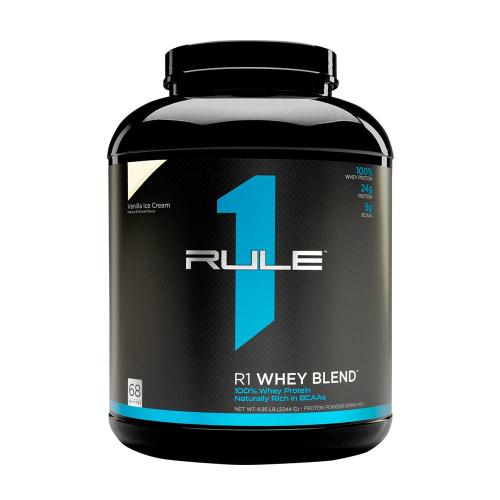 Rule1 Whey Blend Zmiešaný srvátkový proteínový prášok  (2244 g, Vanilková zmrzlina)