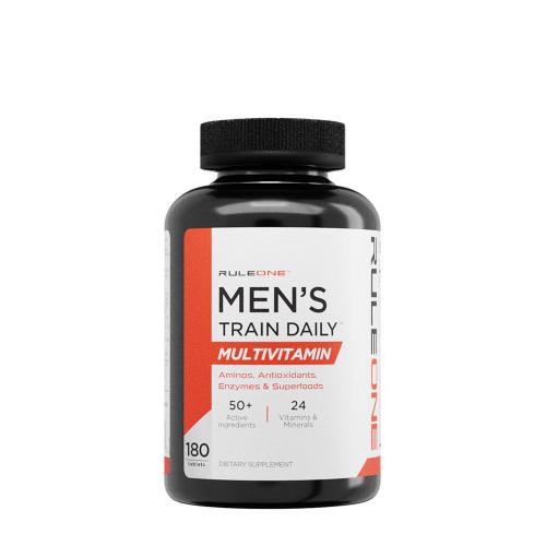 Rule1 Men's Train Daily Sports Multivitamin Multivitamín pre mužov  (180 Tableta)
