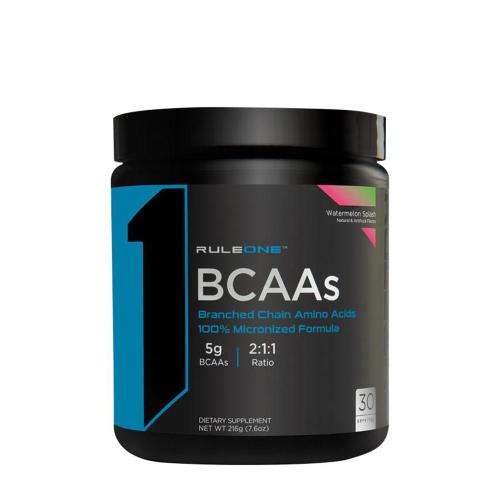 Rule1 Prášok BCAA (216 g, Melón)