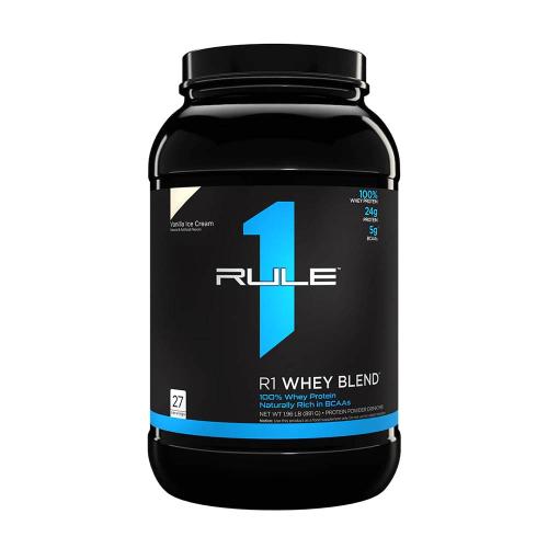 Rule1 Whey Blend Zmiešaný srvátkový proteínový prášok  (891 g, Vanilková zmrzlina)
