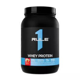 Rule1 Whey Protein  (905 g, Jahodový banán)