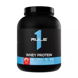 Rule1 Whey Protein  (2240 g, Jahodový banán)