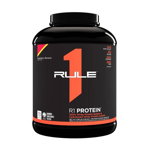 Rule1 Proteín R1 - R1 Protein (2260 g, Jahodový banán)