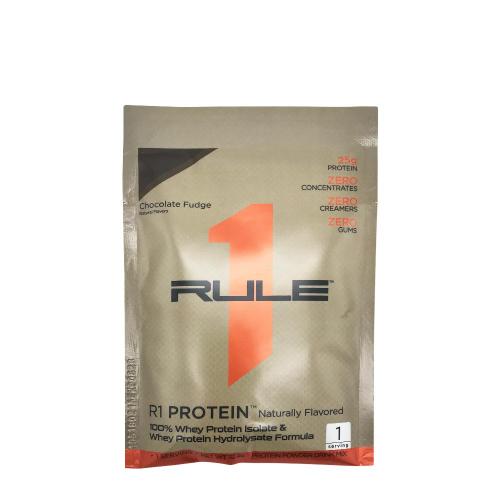 Rule1 R1 Protein s prírodnou príchuťou SAMPLE - R1 Protein Naturally Flavored SAMPLE (1 dávka, Čokoládový fondán)