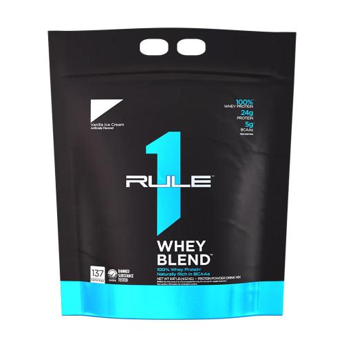 Rule1 Whey Blend Zmiešaný srvátkový proteínový prášok  (4520 g, Krémová vanilková zmrzlina)