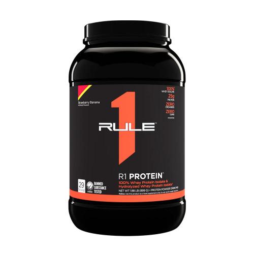 Rule1 Proteín R1 - R1 Protein (899 g, Jahodový banán)