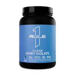 Rule1 Clear Whey Isolate (689 g, Modrá malina)
