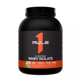 Rule1 R1 Protein Whey Isolate (1350 g, Vanilkový koláč)