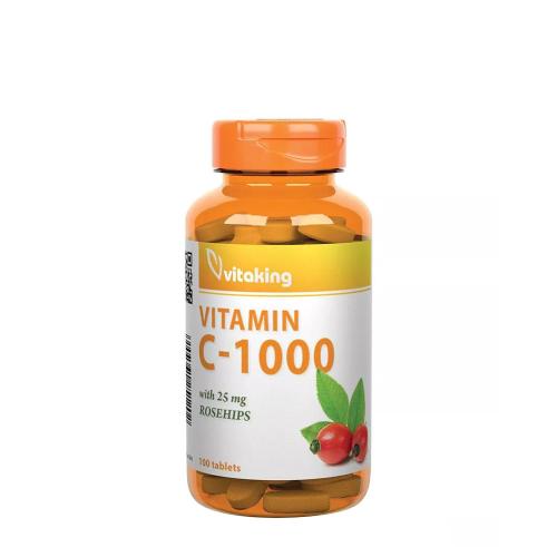 Vitaking Vitamin C 1000 mg with Rosehip (100 Tableta)