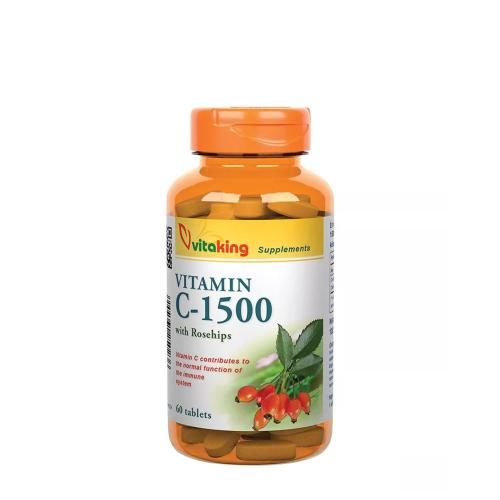 Vitaking Vitamin C-1500 With Rosehips (60 Tableta)