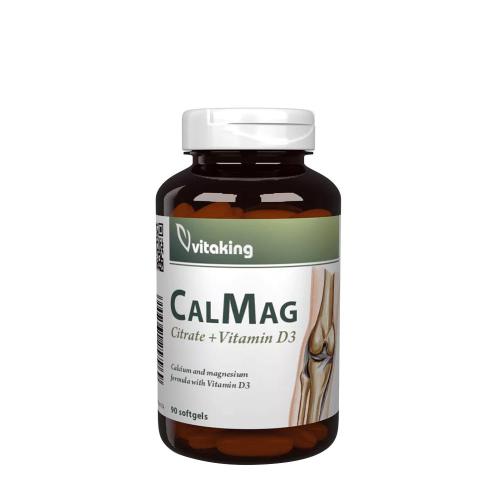 Vitaking CalMag Citrate +Vitamin D3 (90 Mäkká kapsula)
