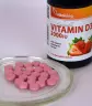 Vitaking Vitamin D3 2000 IU  (90 Cucavá tableta, Jahoda)