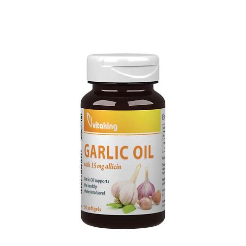 Vitaking Garlic Oil with 15 mg allicin (90 Mäkká kapsula)
