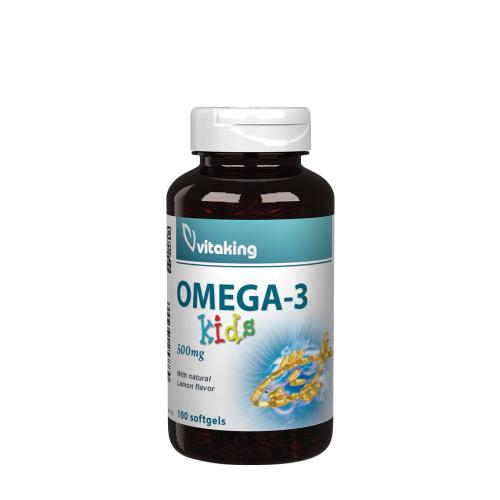 Vitaking Omega-3 kids 500 mg (100 Mäkká kapsula)