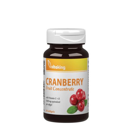 Vitaking Cranberry Fruit Concentrate + C + E 4200 mg (90 Mäkká kapsula)