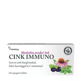   Vitaking Zinc Immuno (30 Cucavá tableta, Ostružiny s mentolom)