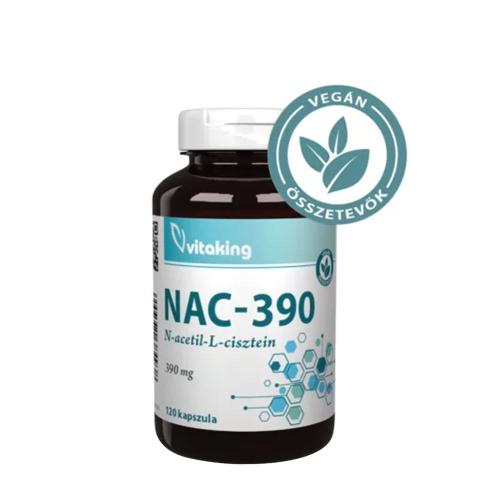 Vitaking NAC-390 (N-acetyl-L-cysteine) 390 mg (120 Kapsula)
