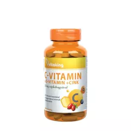   Vitaking Vitamin C   D3   Zinc Bisglycinate   Rosehip (90 Tableta)
