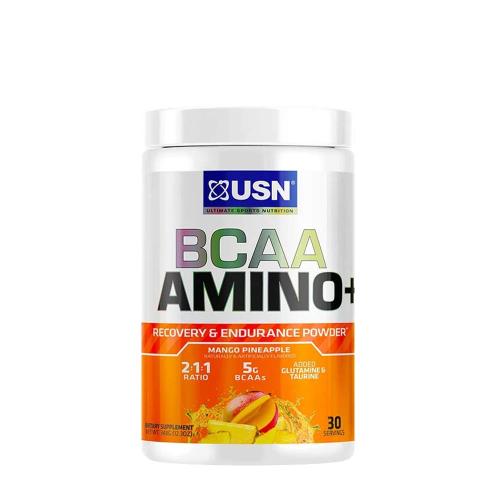 USN Prášok na zvýšenie výkonu BCAA Amino+ (348 g, Ananás Mango)