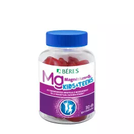 Béres Magnesium  B6 Kids & Teens (30 Gumový cukor, Malina)