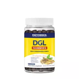   Enzymedica DGL Gummies (74 Gumový cukor, Nemecká čokoláda)